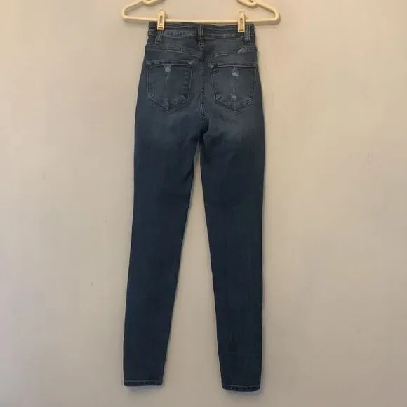 Kancan curvy skinny ankle distressed jeans Size 24 - Picture 5 of 8
